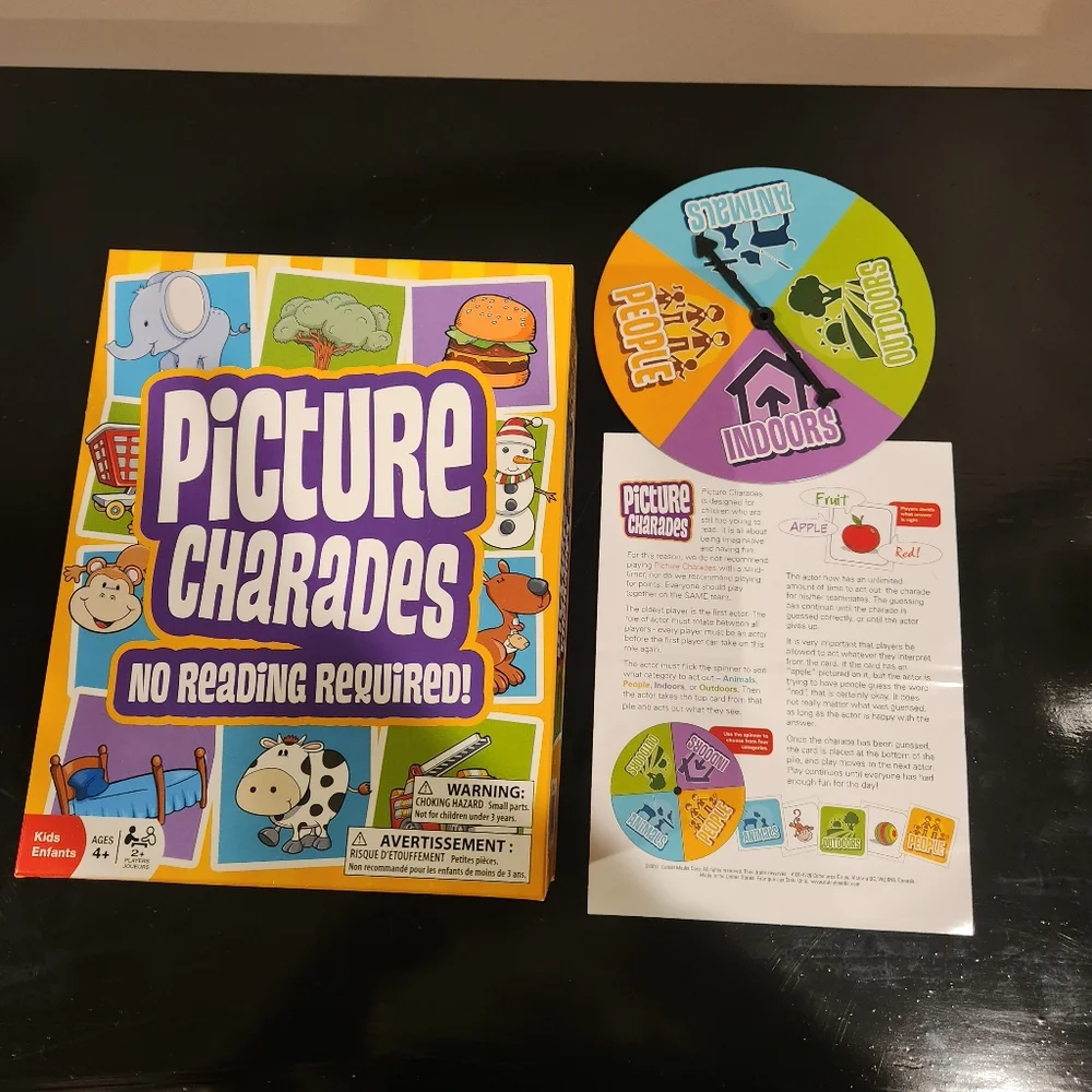 Picture Charades Game Ages 4+